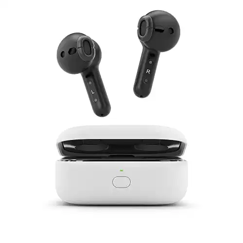 All-new Echo Buds (2023 Release) | True Wireless Bluetooth 5.2 Earbuds with Alexa, audio personalization, multipoint, 20H battery with charging case, fast charging, sweat resistant | Black