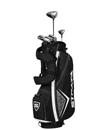 Callaway Golf Men's Strata Intro Complete 9 Piece Set (Regular Flex, Right Hand, Steel), Gray